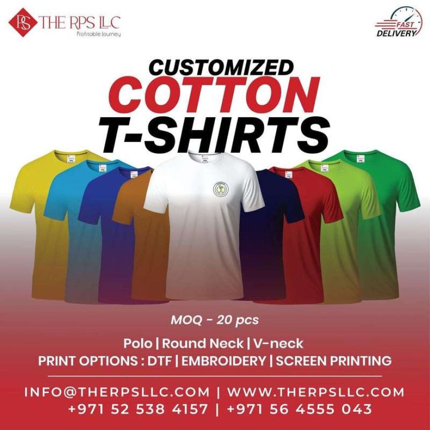 T-Shirt Printing in Dubai: Best Quality by THE RPS LLC