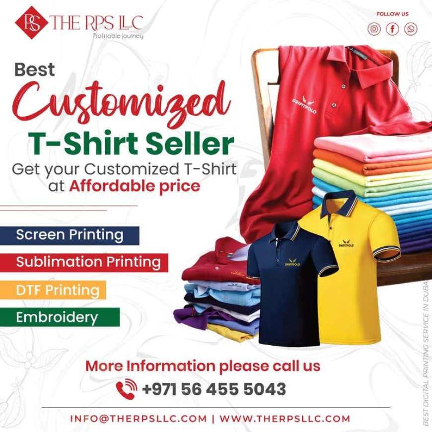T-Shirt Printing in Dubai: Best Quality by THE RPS LLC
