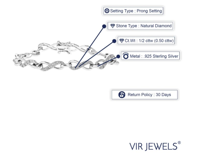 Diamond Bracelet for Women – Vir Jewels