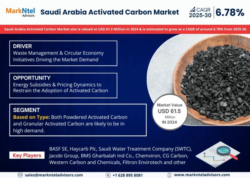 Saudi Arabia Activated Carbon Market Share, Size and Future Projections 2025-30
