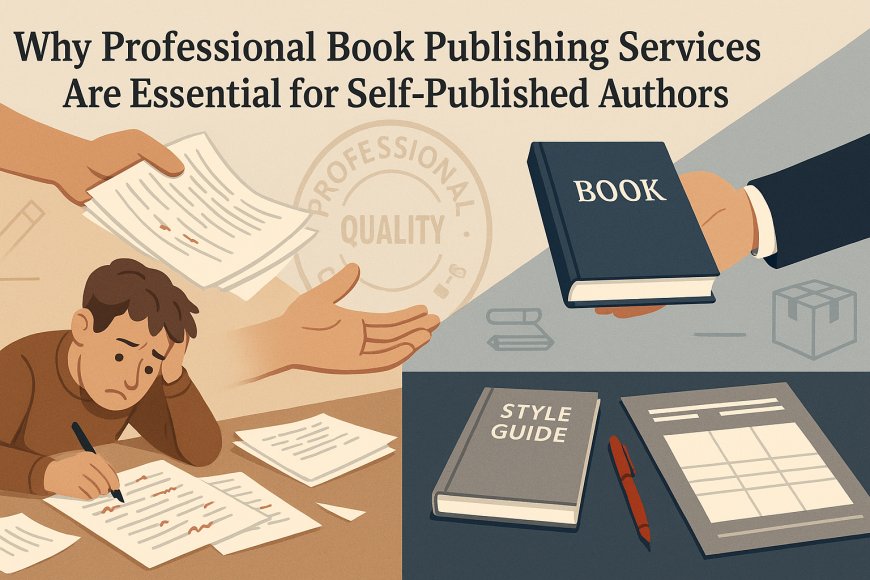 Why Professional Book Publishing Services Are Essential for Self-Published Authors