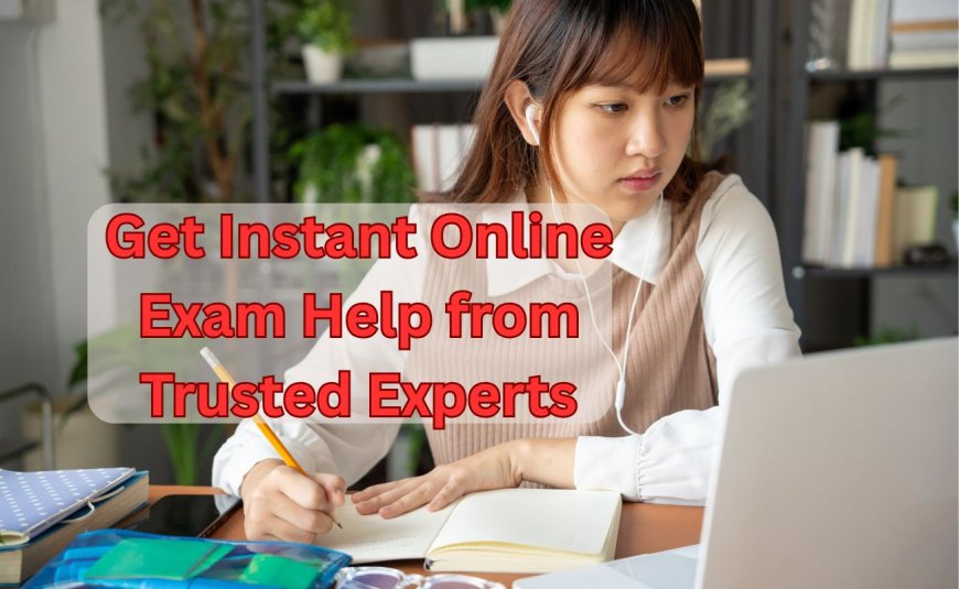 Get Instant Online Exam Help from Trusted Experts