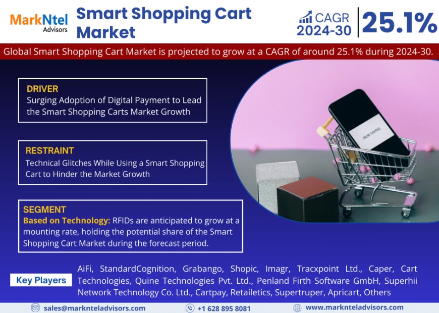 Smart Shopping Cart Market Insights: Demand, Share, and Key Players 2030