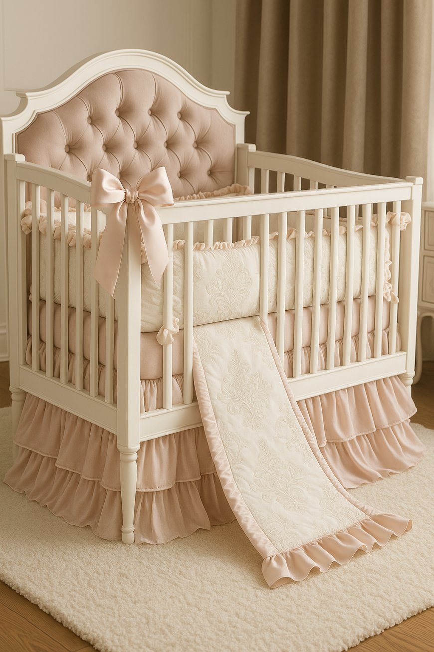 The Most Gorgeous Luxury Bedding Sets for Baby Girls Right Now