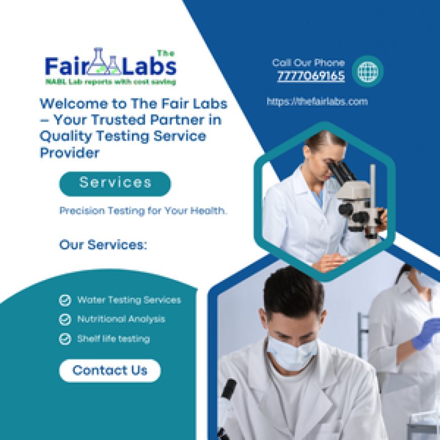 Water Testing Services in India