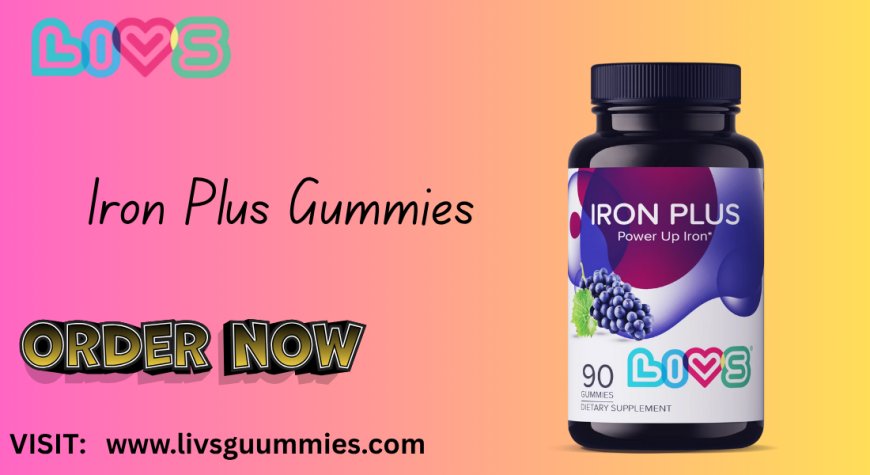 Iron in Gummies | LIVS Gummies Iron Plus Supplement for Adults