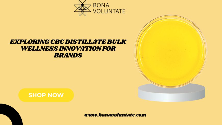 Exploring CBC Distillate Bulk Wellness Innovation for Brands
