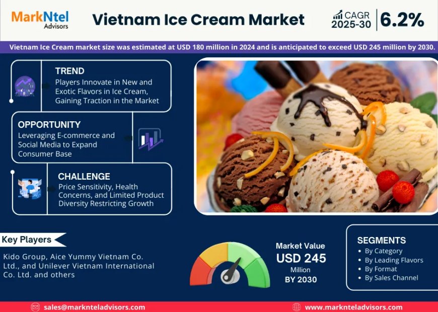 Vietnam Ice Cream Market Comprehensive Study: Trends, Growth, and Analysis