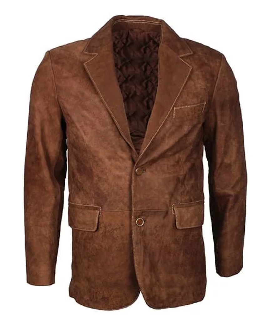 Vintage Leather Blazer for Men: Timeless Elegance and Style