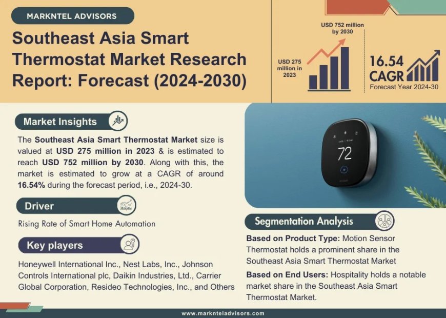Southeast Asia Smart Thermostat Market Player Analysis and Growth Opportunities - 2030