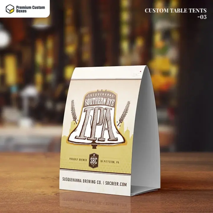 Design Tips For Creating Eye-Catching Custom Table Tents