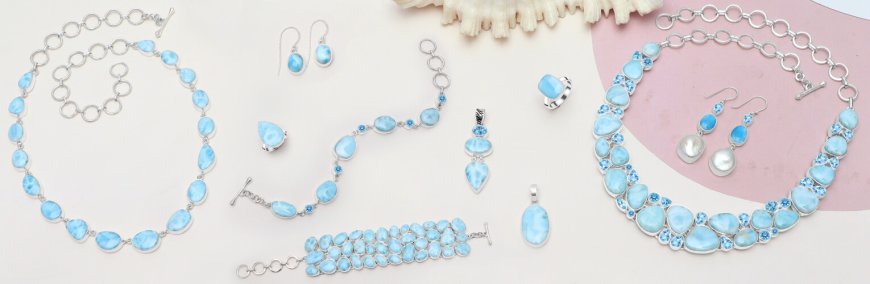 Larimar Jewelry That Captures Oceanic Serenity