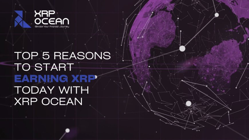 Top 5 Reasons to Start Earning XRP Today with XRP Ocean Why let your XRP sit idle when it can earn for you?