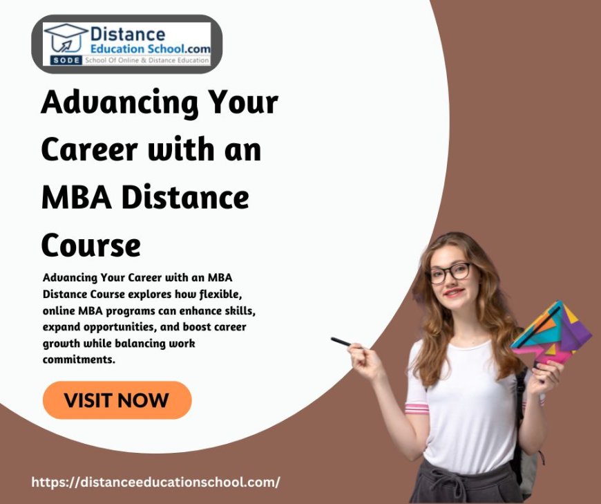MBA Distance Course with Top-Ranked Universities: Admission Open