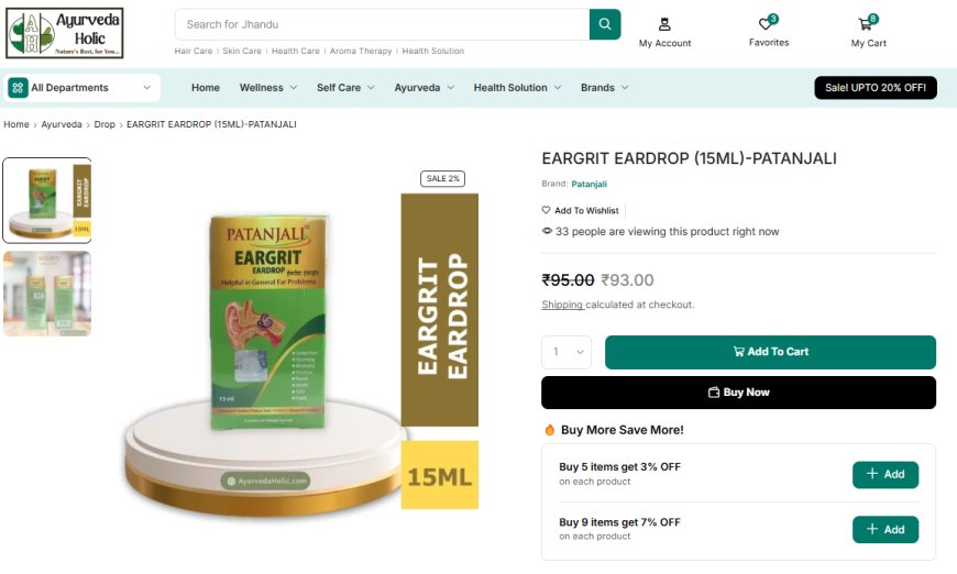 Natural vs Chemical Ear Drops: Why Herbal Ear Drops Like Eargrit Are a Safer Choice