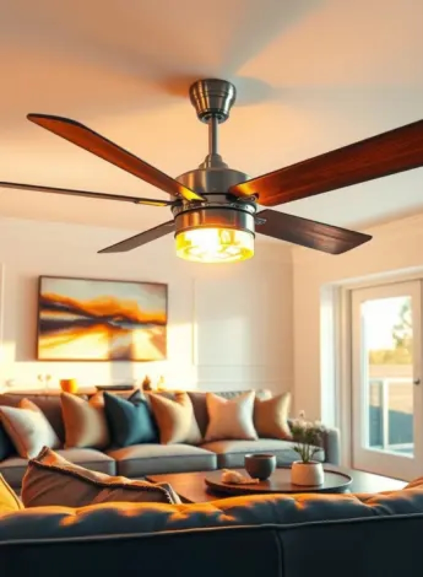 Modern Ceiling Fan Designs from Harbor Breeze
