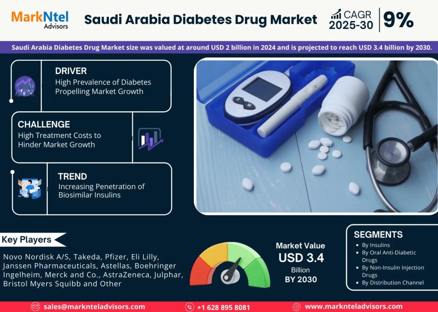 Saudi Arabia Diabetes Drug Market Growth Forecast to 2030: Size & Demand Outlook