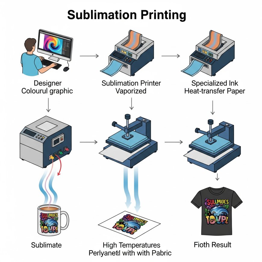 How Does the Sublimation Printing Process Work from Concept to Creation?