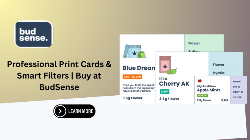 Professional Print Cards & Smart Filters | Buy at BudSense