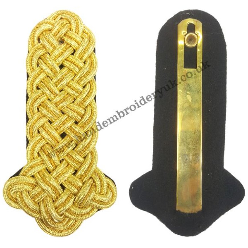 Military Shoulder Gold Wire Board – A Classic Symbol of Rank and Tradition