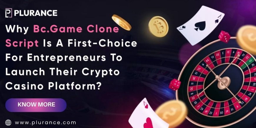 Why BC.Game Clone Script Is the First Choice for Entrepreneurs to Launch Their Crypto Casino Gaming Platform?