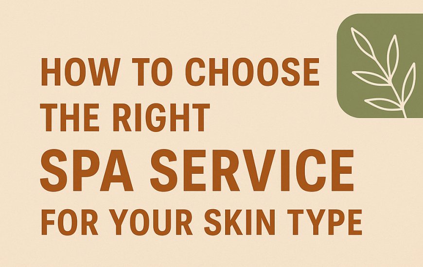 How to Choose the Right Spa Service for Your Skin Type