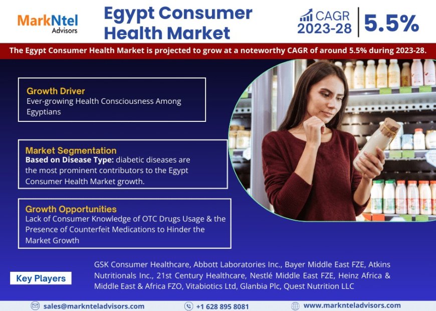 Egypt Consumer Health Industry Share, Size, and Competitive Landscape 2028